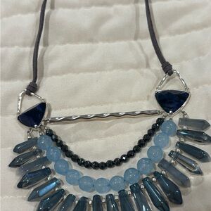 Silpada Elegant Blue and Silver Necklace